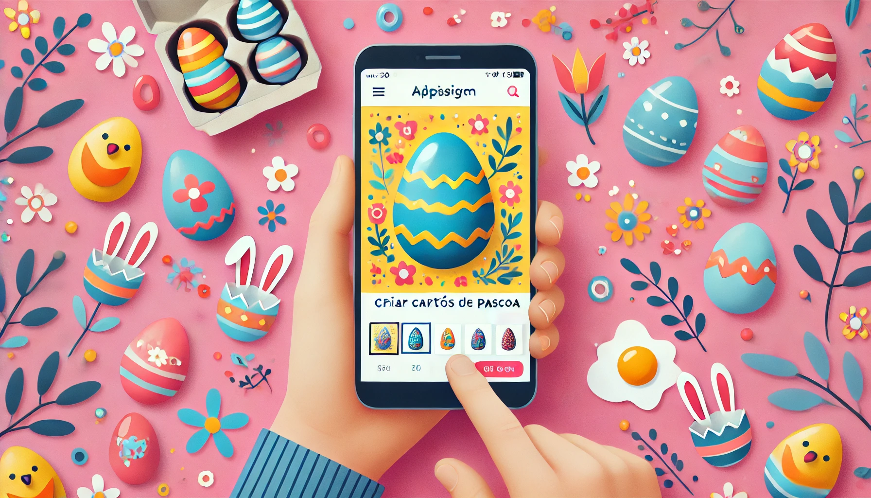 Apps para Criar Cartões Personalizados de Páscoa