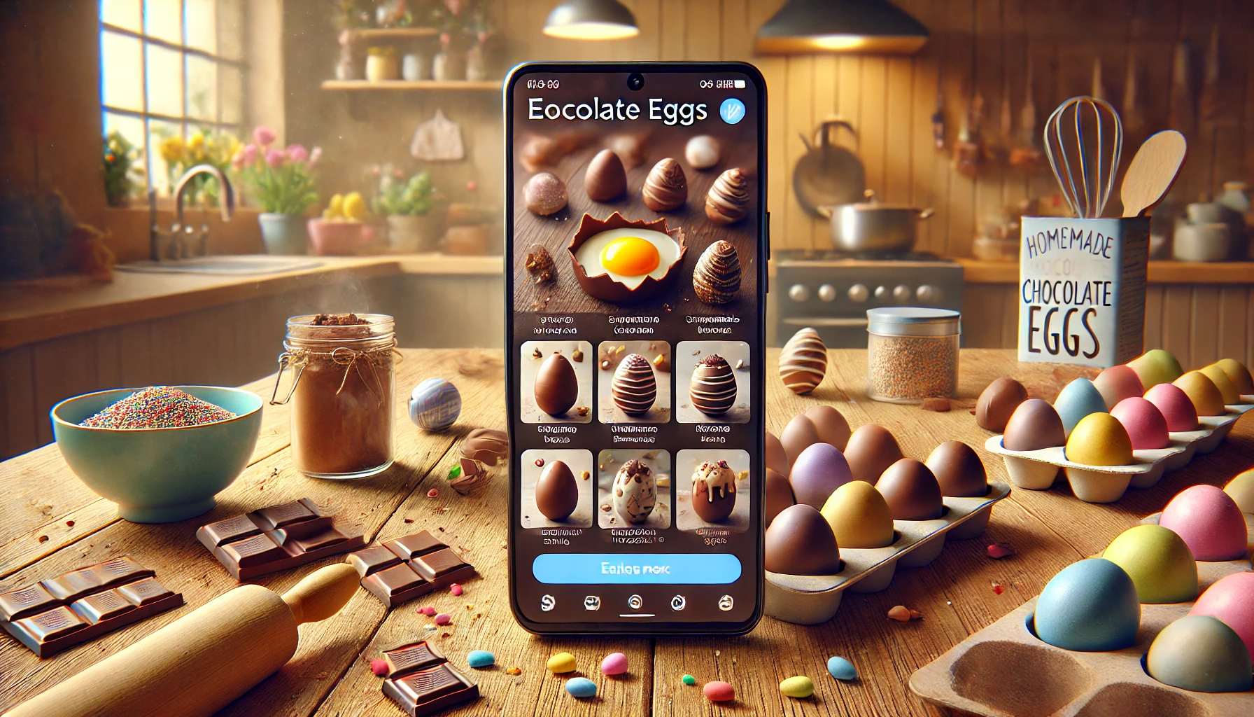 Melhores Apps Gratuitos com Receitas de Ovos de Páscoa